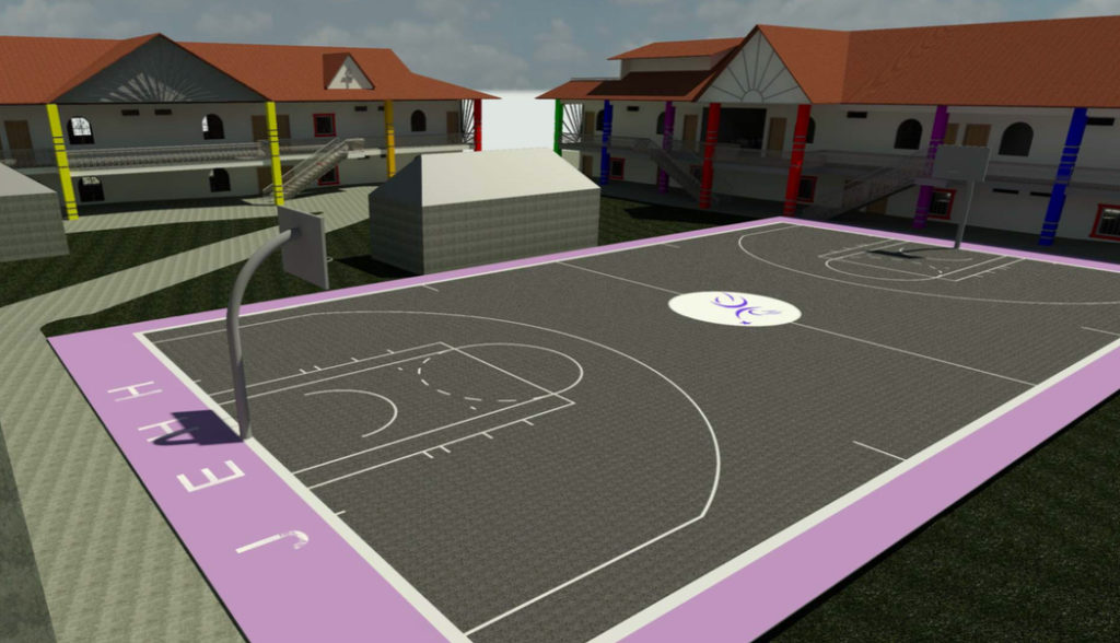 Basketball Court & Playground